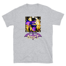 Load image into Gallery viewer, Stained Glass, Heroine Addict (BATGIRL inspired Design) Short-Sleeve Unisex T-Shirt