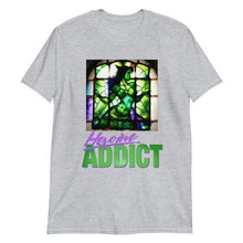 Load image into Gallery viewer, Stained Glass, Heroine Addict (SHE HULK inspired Design) Short-Sleeve Unisex T-Shirt