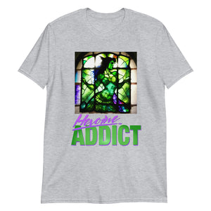 Stained Glass, Heroine Addict (SHE HULK inspired Design) Short-Sleeve Unisex T-Shirt