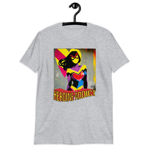 Graffiti Style, Heroine Addict (SPIDER-WOMAN inspired Design) Short-Sleeve Unisex T-Shirt