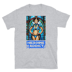 Stained Glass, Heroine Addict (STAR WARS, LEIA inspired Design) Short-Sleeve Unisex T-Shirt