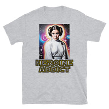 Load image into Gallery viewer, Pretty Portrait, Heroine Addict (STAR WARS, LEIA inspired Design) Short-Sleeve Unisex T-Shirt