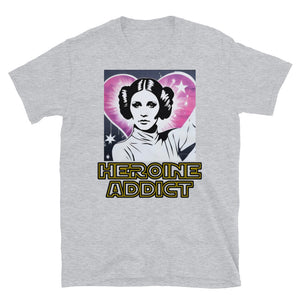 Graffiti, Heroine Addict (STAR WARS, LEIA inspired Design) Short-Sleeve Unisex T-Shirt