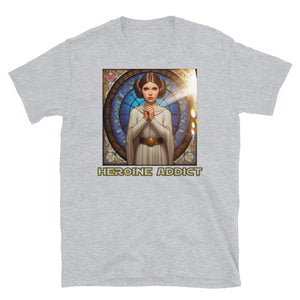 "My Angel" Heroine Addict (STAR WARS, LEIA inspired Design) Short-Sleeve Unisex T-Shirt