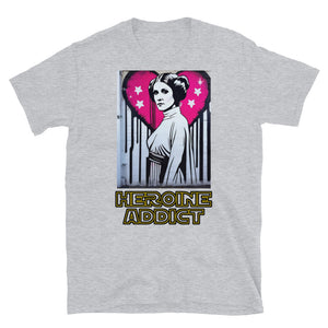 Graffiti Profile, Heroine Addict (STAR WARS, LEIA inspired Design) Short-Sleeve Unisex T-Shirt