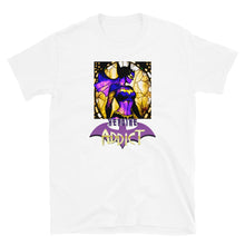 Load image into Gallery viewer, Stained Glass, Heroine Addict (BATGIRL inspired Design) Short-Sleeve Unisex T-Shirt