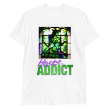 Load image into Gallery viewer, Stained Glass, Heroine Addict (SHE HULK inspired Design) Short-Sleeve Unisex T-Shirt