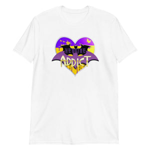 Heart Sticker, Heroine Addict (BATGIRL inspired Design) Short-Sleeve Unisex T-Shirt