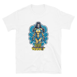 "I Love Laura" Heroine Addict (ALL NEW WOLVERINE inspired Design) Short-Sleeve Unisex T-Shirt