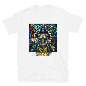 Stained Glass, Heroine Addict (ALL NEW WOLVERINE inspired Design) Short-Sleeve Unisex T-Shirt