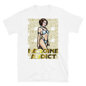 Mosaic Profile, Heroine Addict (STAR WARS, LEIA inspired Design) Short-Sleeve Unisex T-Shirt