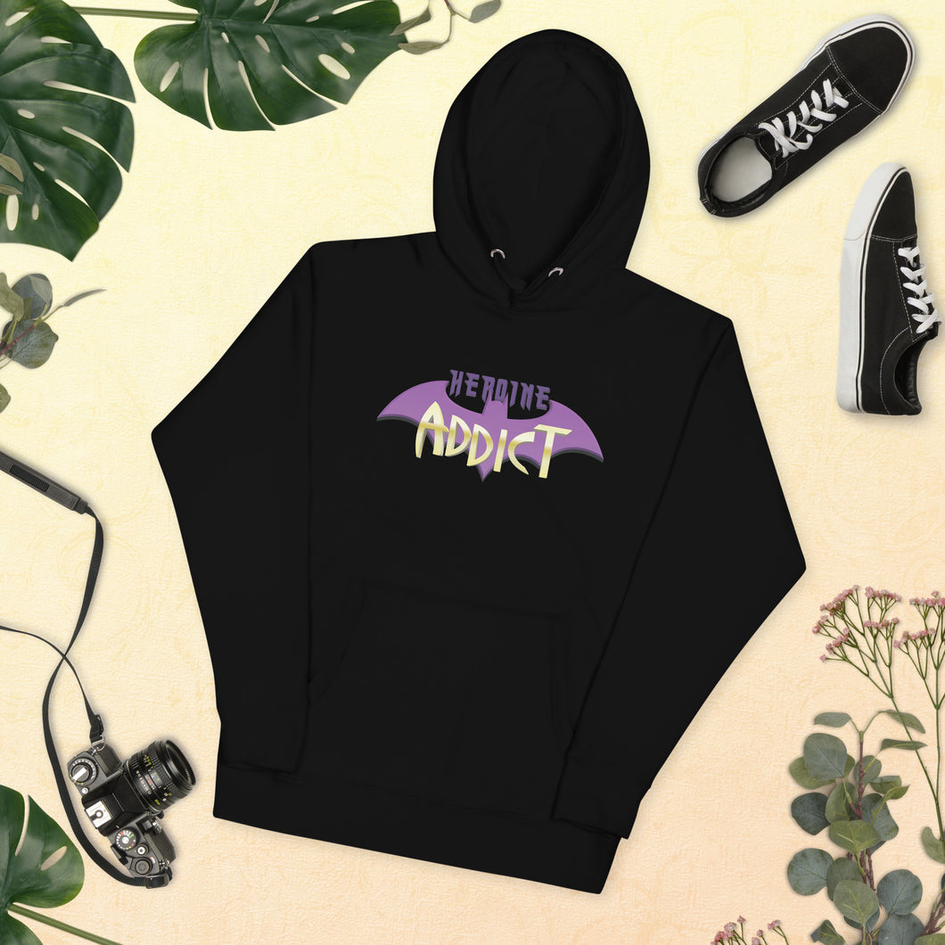 Heroine Addict (BATGIRL inspired Design) Unisex Hoodie