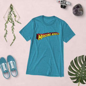 Heroine Addict (SUPERGIRL inspired Design) Unisex Tri-Blend T-Shirt | Bella + Canvas 3413