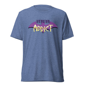 Heroine Addict (BATGIRL inspired Design) Unisex Tri-Blend T-Shirt | Bella + Canvas 3413