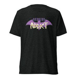 Heroine Addict (BATGIRL inspired Design) Unisex Tri-Blend T-Shirt | Bella + Canvas 3413