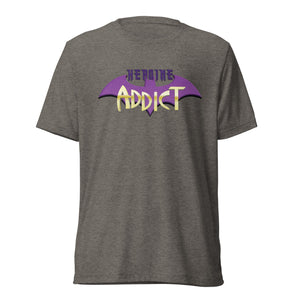 Heroine Addict (BATGIRL inspired Design) Unisex Tri-Blend T-Shirt | Bella + Canvas 3413