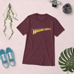 Heroine Addict (SUPERGIRL inspired Design) Unisex Tri-Blend T-Shirt | Bella + Canvas 3413