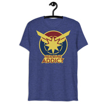 Load image into Gallery viewer, Heroine Addict (CAPTAIN MARVEL inspired Design) Unisex Tri-Blend T-Shirt | Bella + Canvas 3413