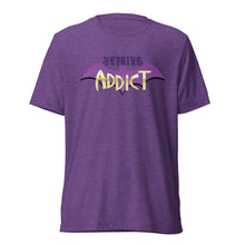 Load image into Gallery viewer, Heroine Addict (BATGIRL inspired Design) Unisex Tri-Blend T-Shirt | Bella + Canvas 3413