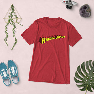 Heroine Addict (SUPERGIRL inspired Design) Unisex Tri-Blend T-Shirt | Bella + Canvas 3413