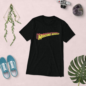 Heroine Addict (SUPERGIRL inspired Design) Unisex Tri-Blend T-Shirt | Bella + Canvas 3413