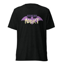 Load image into Gallery viewer, Heroine Addict (BATGIRL inspired Design) Unisex Tri-Blend T-Shirt | Bella + Canvas 3413