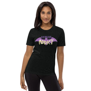 Heroine Addict (BATGIRL inspired Design) Unisex Tri-Blend T-Shirt | Bella + Canvas 3413