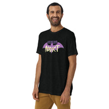 Load image into Gallery viewer, Heroine Addict (BATGIRL inspired Design) Unisex Tri-Blend T-Shirt | Bella + Canvas 3413