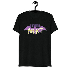 Heroine Addict (BATGIRL inspired Design) Unisex Tri-Blend T-Shirt | Bella + Canvas 3413