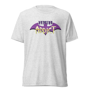 Heroine Addict (BATGIRL inspired Design) Unisex Tri-Blend T-Shirt | Bella + Canvas 3413