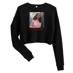 Nancy Thompson is My DREAMGIRL, Film Strip Photo (A NIGHTMARE ON ELM ST inspired Design) Crop Sweatshirt