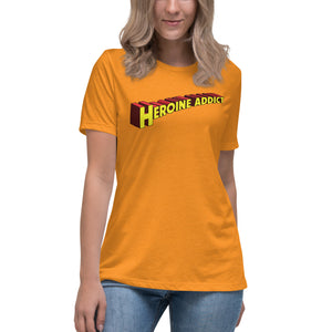 Heroine Addict (SUPERGIRL inspired Design) Bella + Canvas 6400 Women's Relaxed T-Shirt