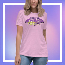 Load image into Gallery viewer, Heroine Addict (BATGIRL inspired Design) Bella + Canvas 6400 Women&#39;s Relaxed T-Shirt