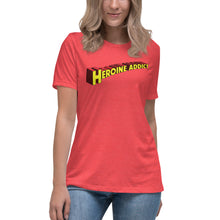 Load image into Gallery viewer, Heroine Addict (SUPERGIRL inspired Design) Bella + Canvas 6400 Women&#39;s Relaxed T-Shirt