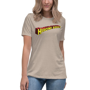 Heroine Addict (SUPERGIRL inspired Design) Bella + Canvas 6400 Women's Relaxed T-Shirt