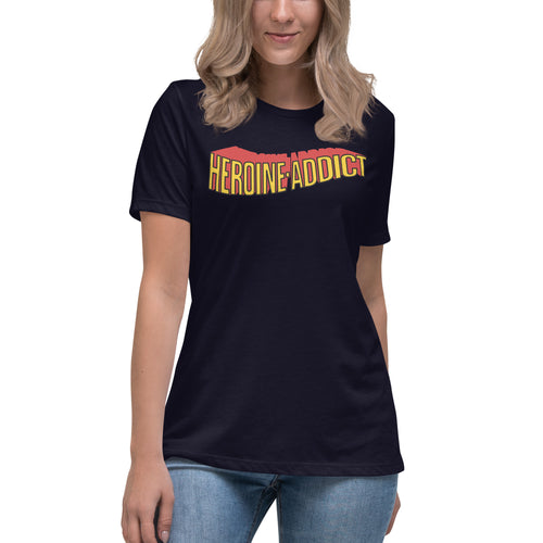 Heroine Addict (SPIDER-WOMAN inspired Design) Bella + Canvas 6400 Women's Relaxed T-Shirt