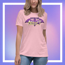 Load image into Gallery viewer, Heroine Addict (BATGIRL inspired Design) Bella + Canvas 6400 Women&#39;s Relaxed T-Shirt