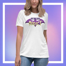 Load image into Gallery viewer, Heroine Addict (BATGIRL inspired Design) Bella + Canvas 6400 Women&#39;s Relaxed T-Shirt