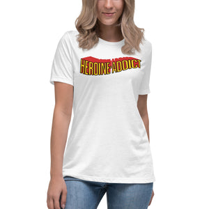 Heroine Addict (SPIDER-WOMAN inspired Design) Bella + Canvas 6400 Women's Relaxed T-Shirt