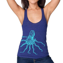 Load image into Gallery viewer, Octopus spectacles racerback tank top