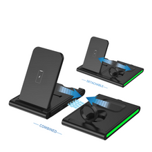 Load image into Gallery viewer, Magnetic Power Tiles 4 In 1 Wireless Charging Station