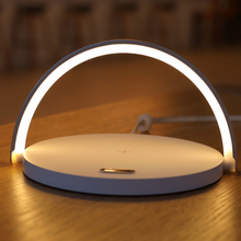 Load image into Gallery viewer, Moonlit Soft Glow LED Light, Wireless Phone Charger And Stand