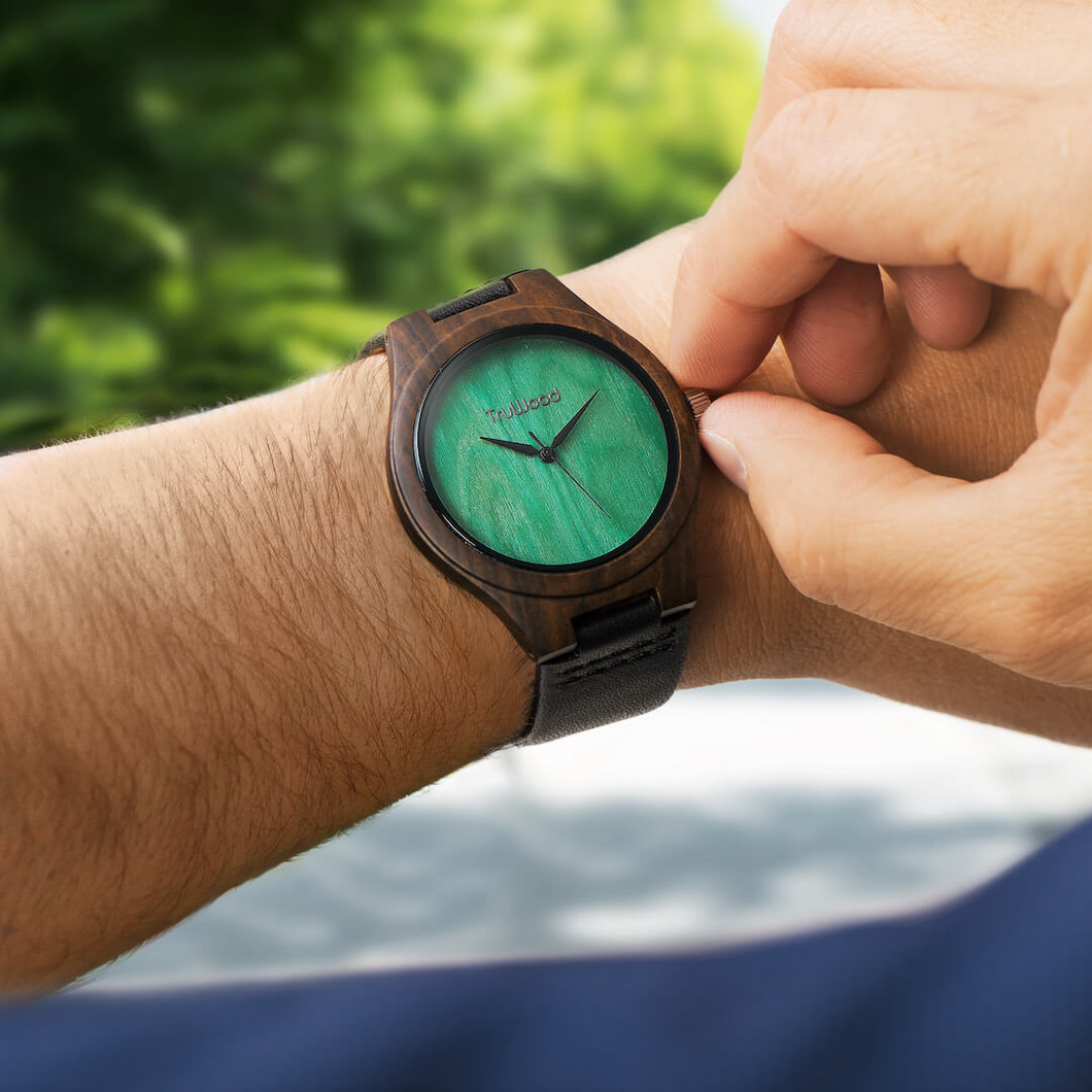 Leaf Green TruWood Watch