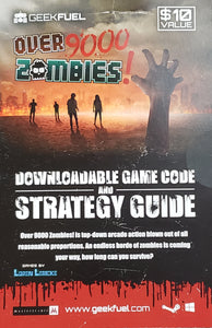 OVER 9000 ZOMBIES! - Steam Downloadable Game & Strategy Guide -Key Card, Geek Fuel Exclusive