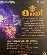 Load image into Gallery viewer, CHARIOT - Steam Downloadable Game -Key Card, Geek Fuel Exclusive