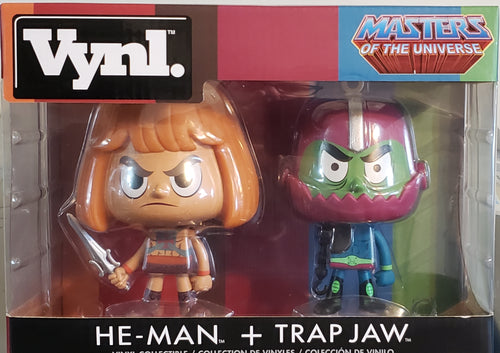 Funko Vynl. 2 pack - HE-MAN & TRAP JAW - Masters of the Universe figures