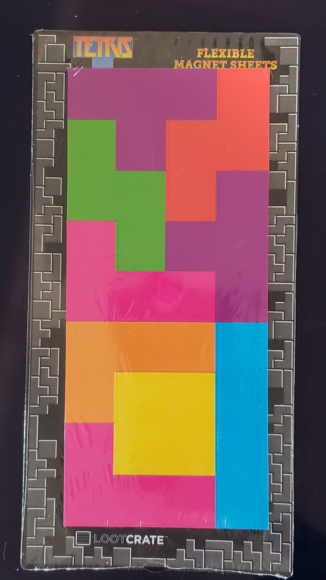 TETRIS - Nintendo Game Piece (Tetrimino) MAGNET Set, Loot Crate Exclusive