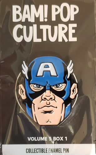 Pin-Palz The Avengers Captain America Pin GeekFuel Exclusive Marvel Comics