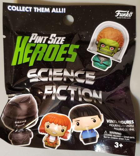 SCIENCE FICTION Funko Pint Size Heroes Figure. 1/12 Mystery Pouch