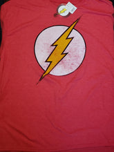 Load image into Gallery viewer, The Flash, distressed logo  XXL T Shirt, Official DC Comics